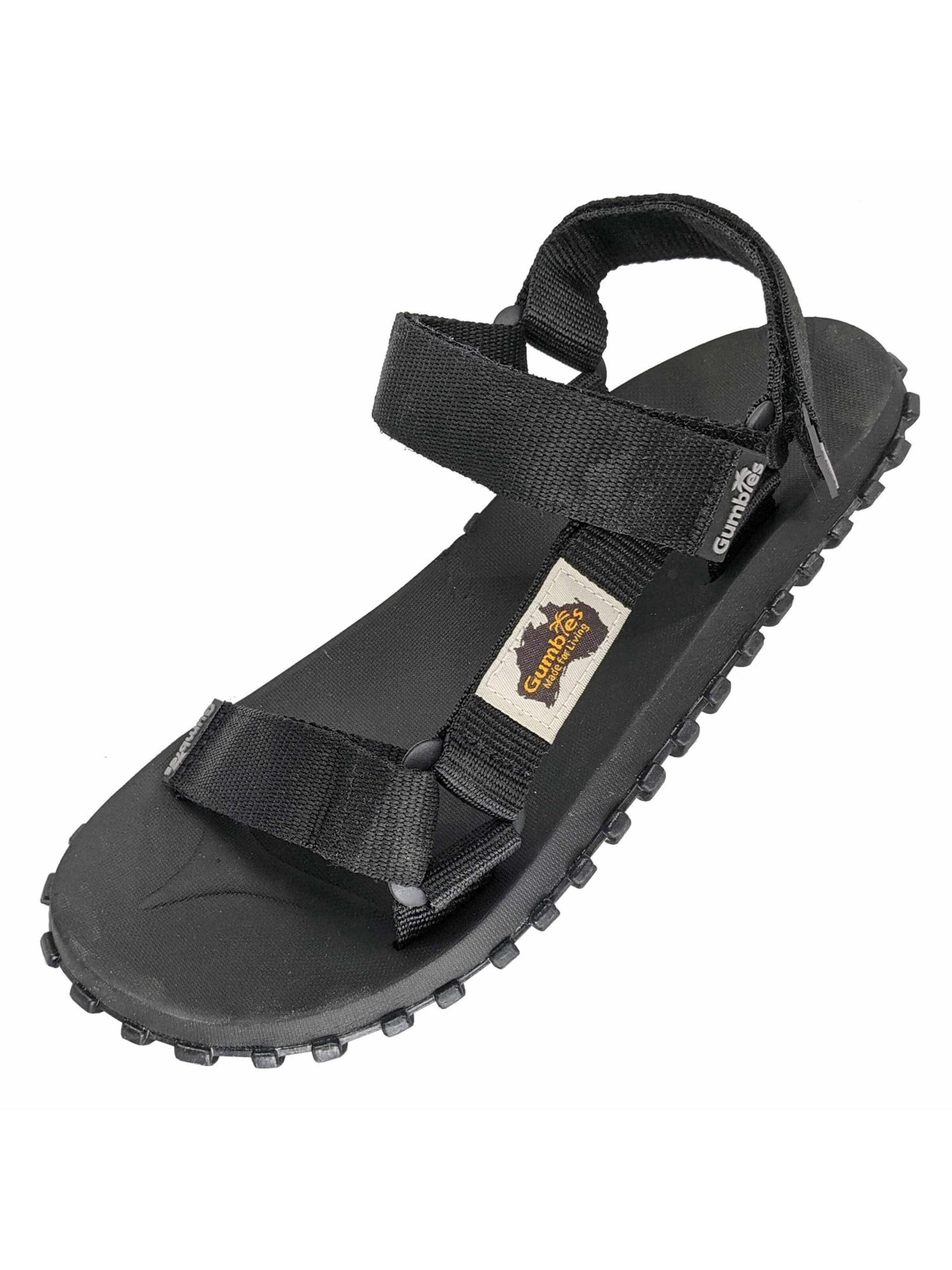 Gumbies Sandale 'Gumbies Scrambler'‌‌‌ in Schwarz: Vorderseite