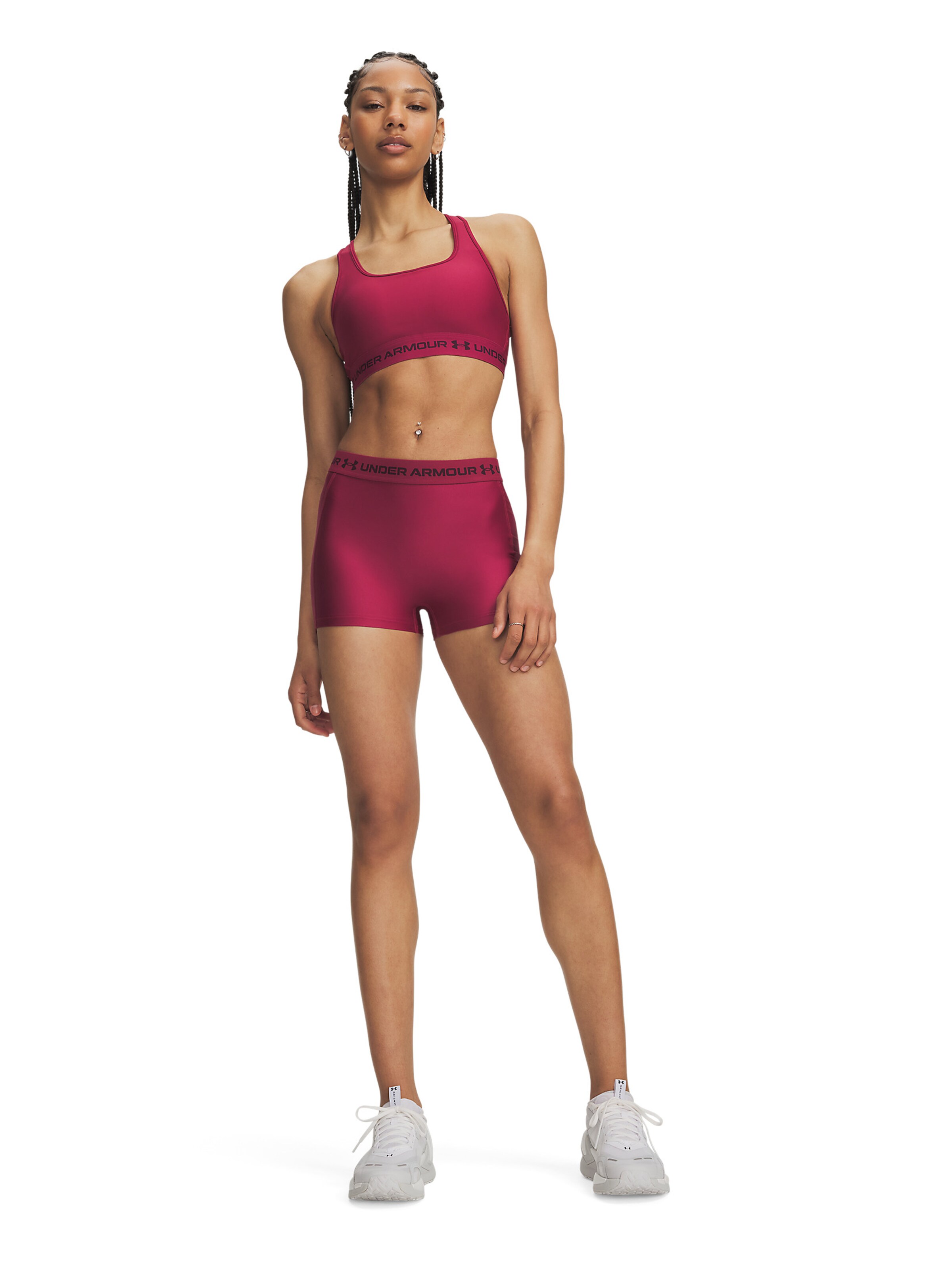 UNDER ARMOUR Skinny Sportbroek in Rood