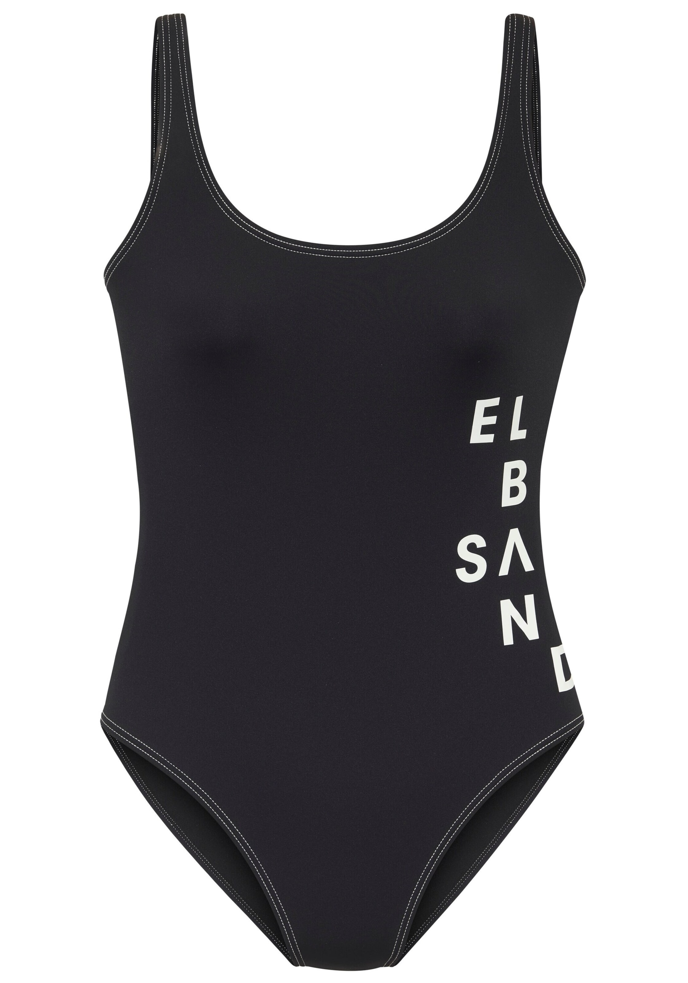 Elbsand Bustier Uimapuku värissä musta: etupuoli