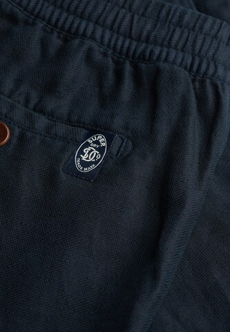 Superdry Slimfit Lærredsbukser i blå