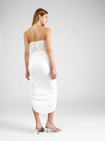 Misspap Koktejlové šaty – bílá
