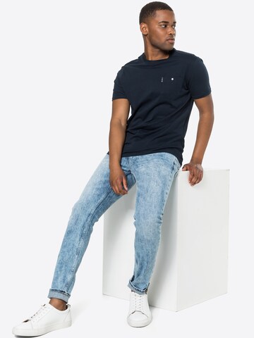 Skinny Jeans 'Timeworn' de la SCOTCH & SODA pe albastru