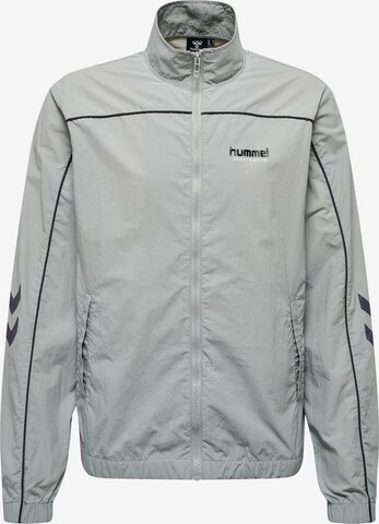 Hummel Athletic Jacket in Grey: front