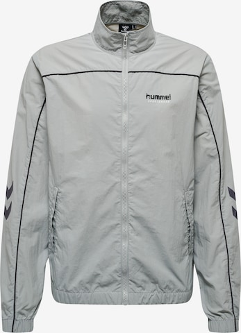 Hummel Athletic Jacket in Grey: front