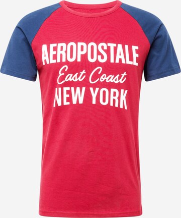 AÉROPOSTALE Футболка 'EAST COAST' в Красный: спереди