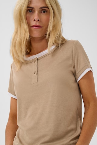 CULTURE - Camiseta en beige