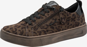 Tamaris Sneakers laag in Bruin: voorkant