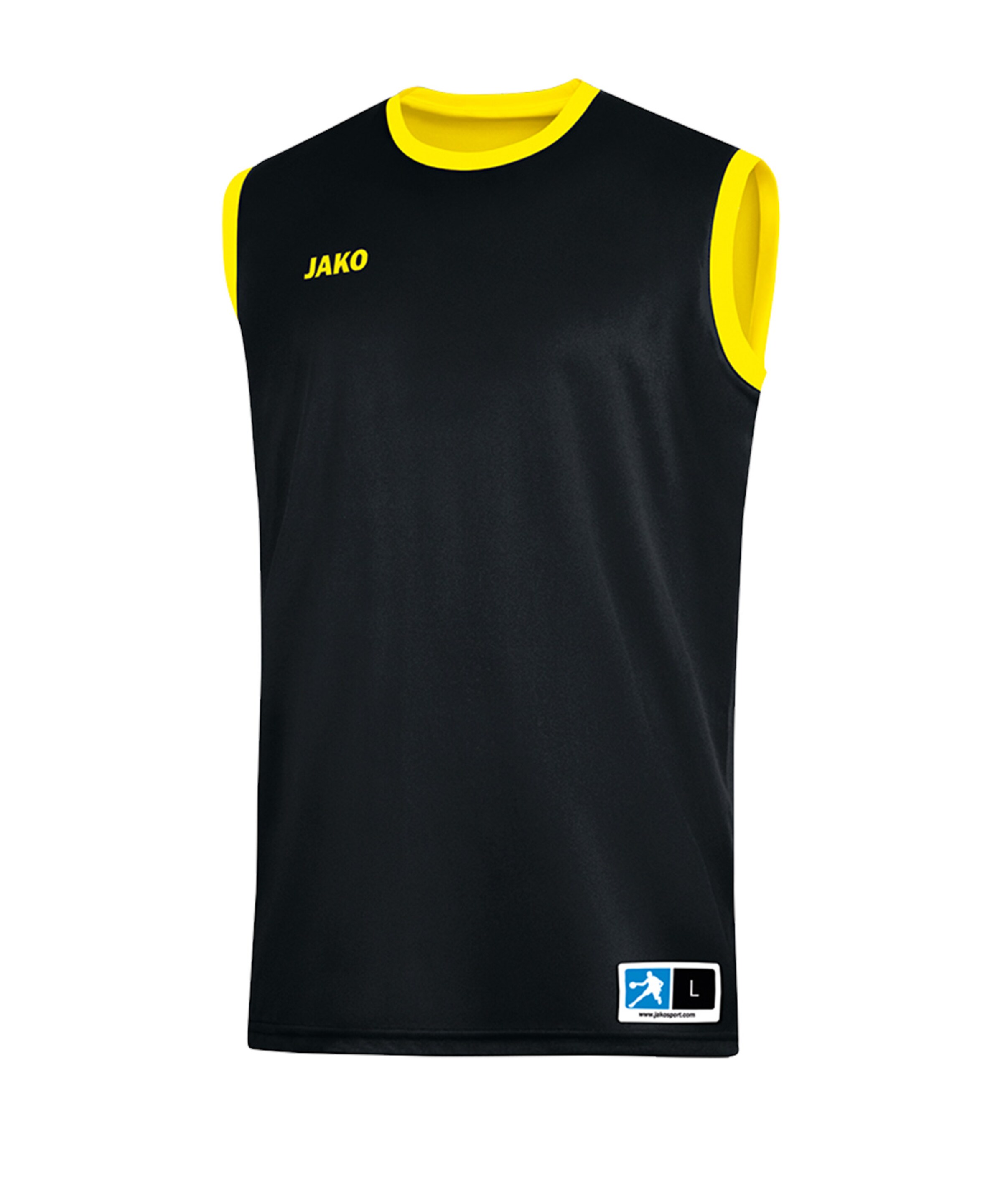 JAKO Sporttop 'Change 2.0' in Gelb: Vorderseite