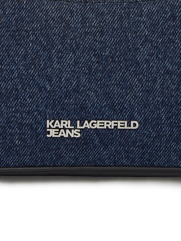 KARL LAGERFELD JEANS - Bolso de hombro 'Rebel' en azul
