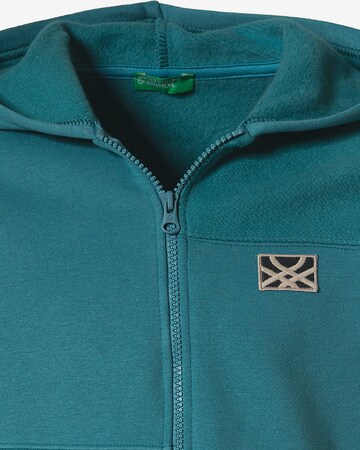 UNITED COLORS OF BENETTON - Sudadera con cremallera en azul