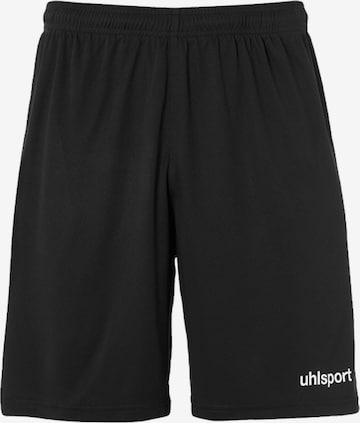UHLSPORT Regular Workout Pants in Black: front