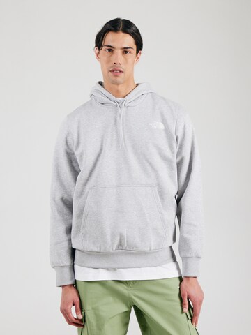 Felpa 'Simple Dome' di THE NORTH FACE in grigio: frontale