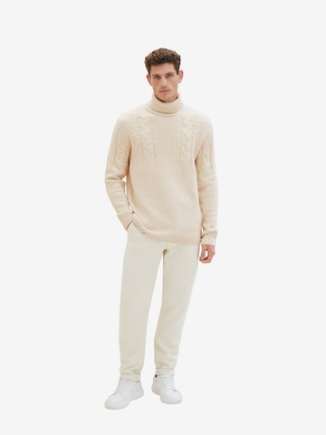 TOM TAILOR Sweater in Beige