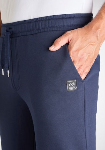 JOHN DEVIN Regular Trousers in Blue