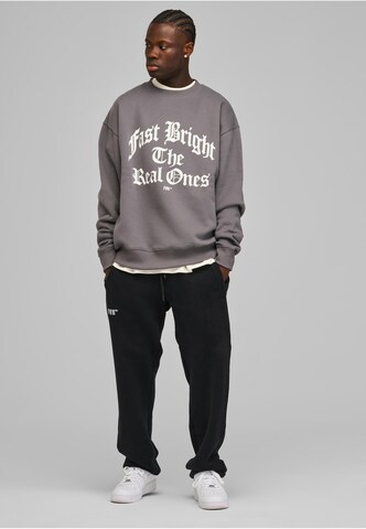 Fast & Bright Sweatshirt 'Fast and Bright Real Ones' in Grey