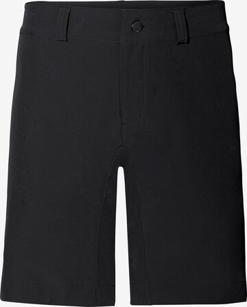 VAUDE Workout Pants in Black: front