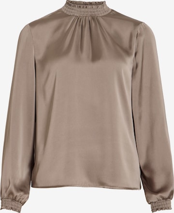VILA - Blusa 'VISOFIE' en marrón: frente