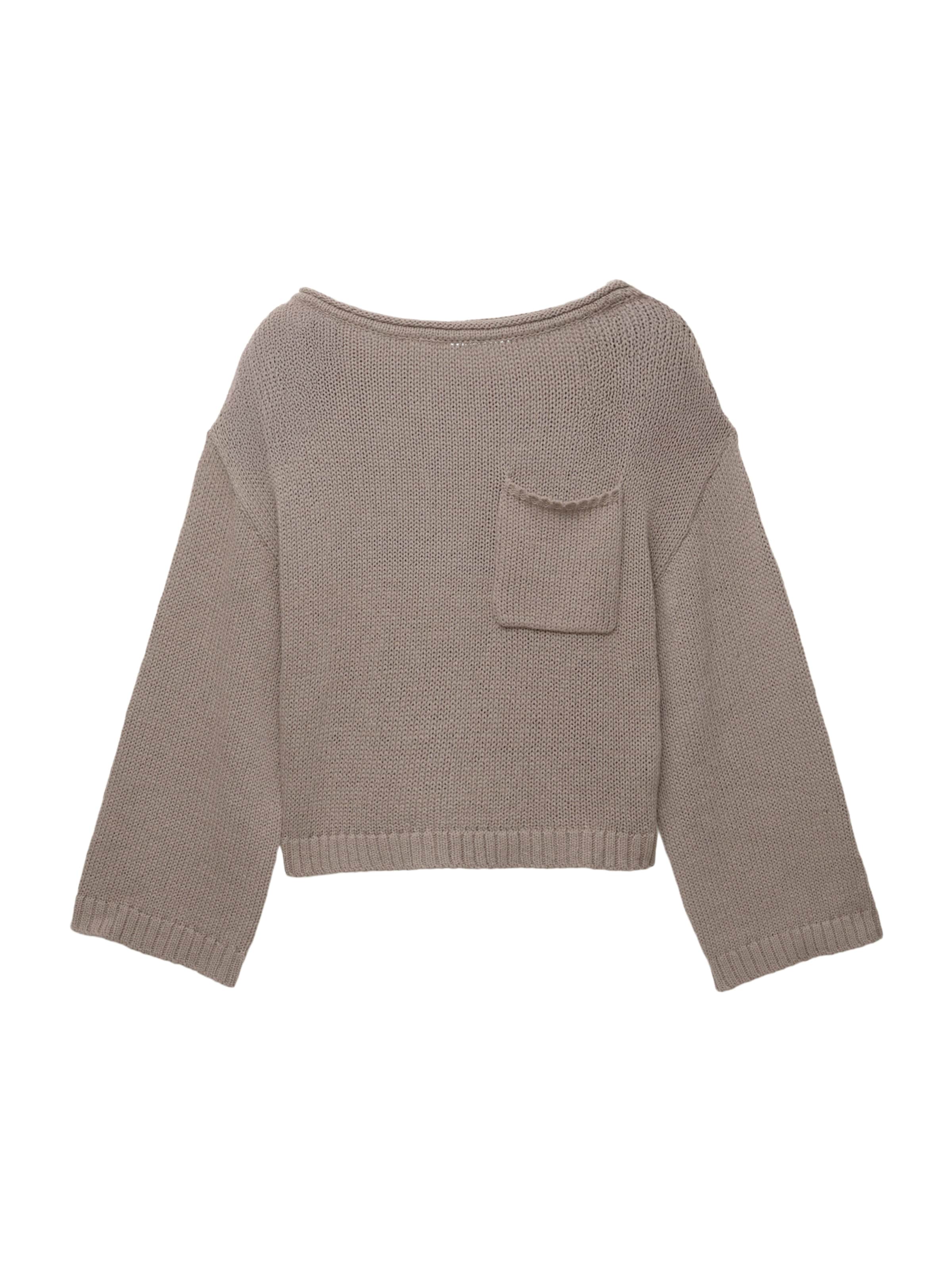 Pull&Bear Tröja i brun: framsida