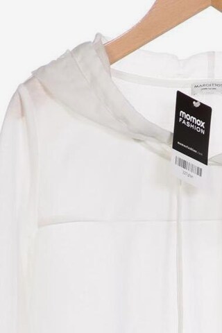 MARGITTES Sweatshirt & Zip-Up Hoodie in S in White
