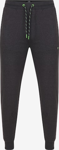 Regular Pantalon 'Trifoliate' Threadbare en gris : devant