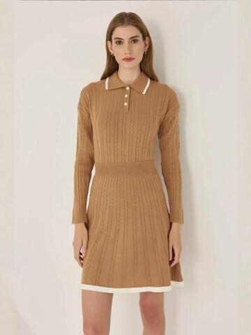 Hiccup Sweater in Brown: front
