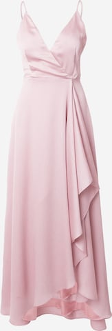 Robe de soirée SWING en rose : devant