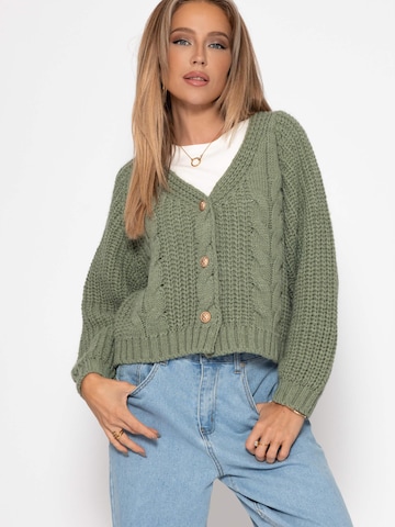 SASSYCLASSY Oversized Cardigan in Green