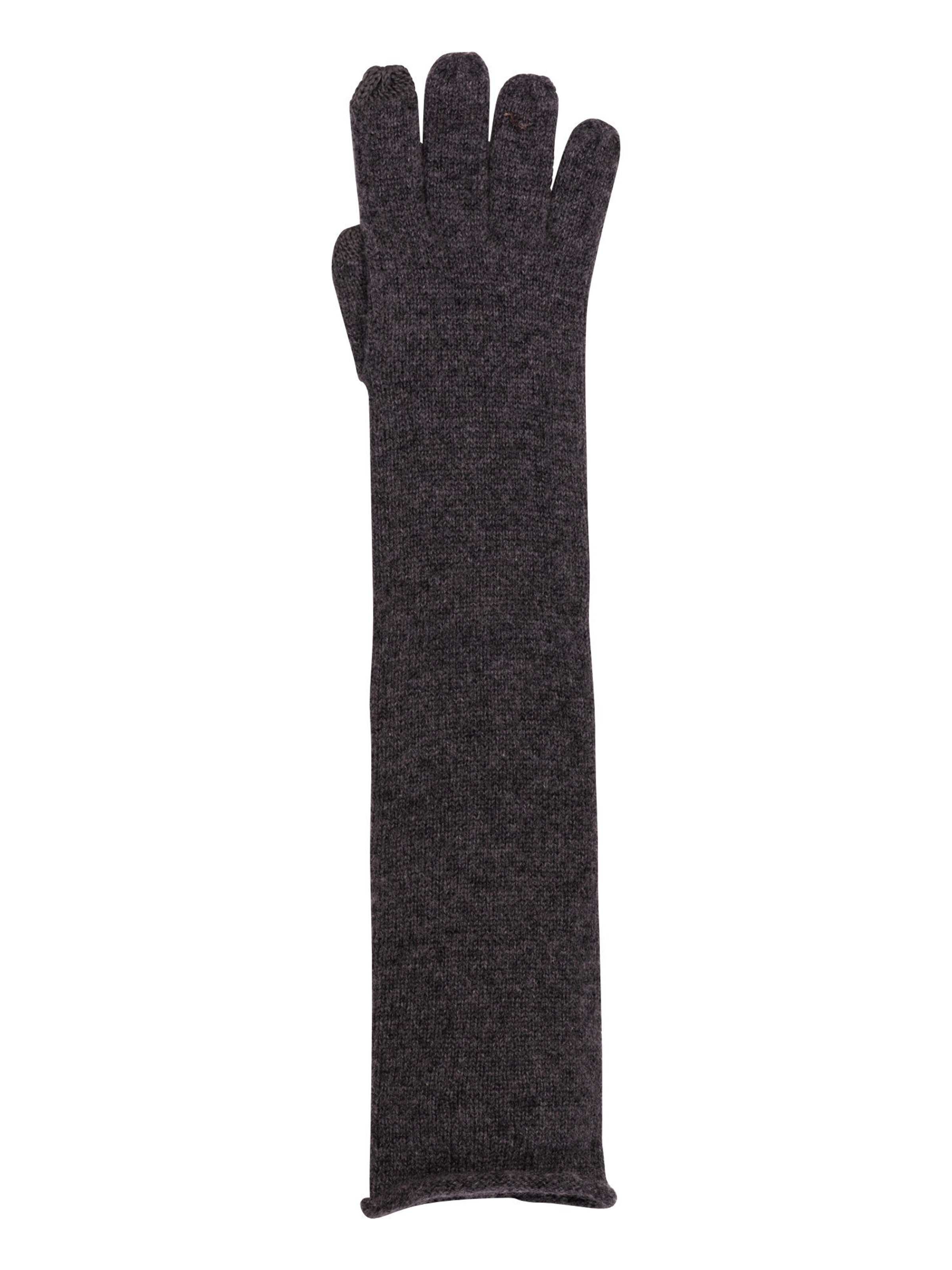 CASH-MERE.CH Fingerhandsker i grå