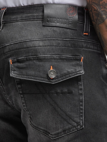 CAMP DAVID Regular Jeans in Black