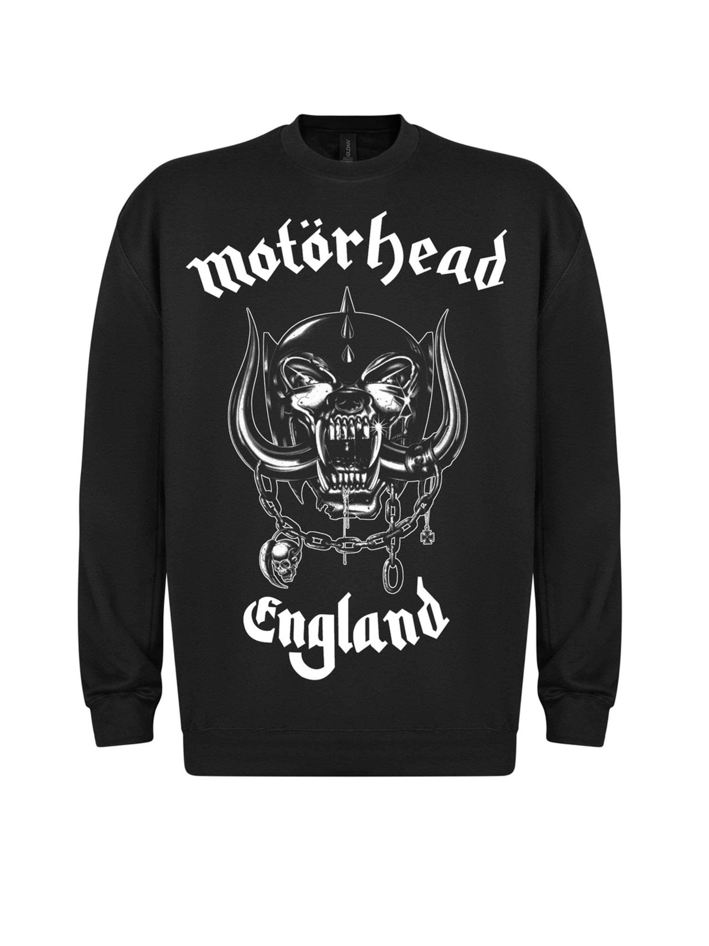 Rockshirts Sweatshirt 'Motörhead England'‌‌‌‌‌‌‌‌‌ in Schwarz: Vorderseite