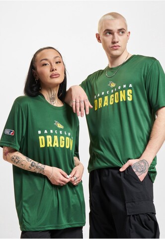 Maglietta 'European League Of Football Barcelona Dragon 5' di DEF in verde