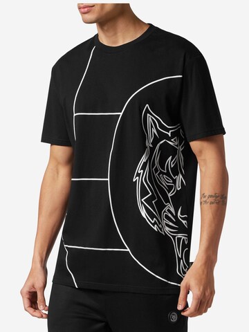Plein Sport - Camisa 'Tiger' em preto