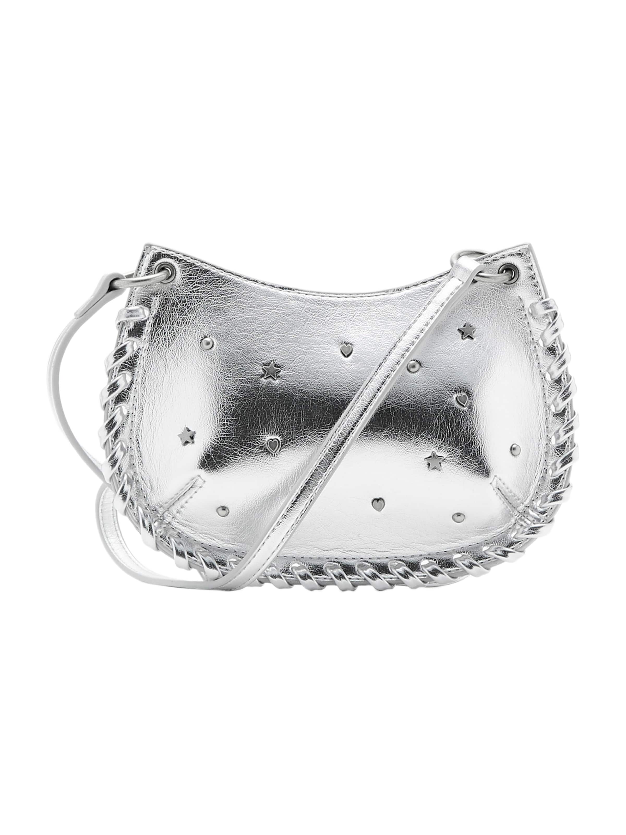 MANGO KIDS Väska i silver: framsida