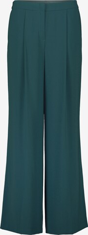 Vera Mont Regular Pleat-Front Pants in Green: front