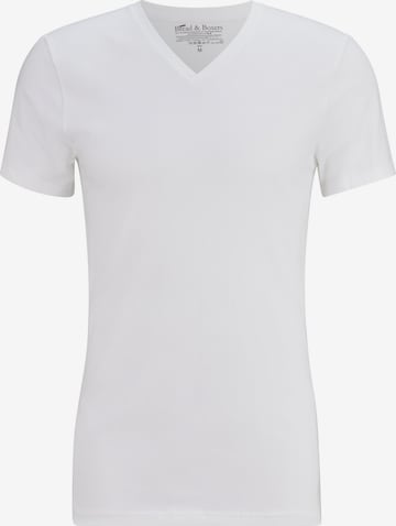 Bread & Boxers Shirt in White: front