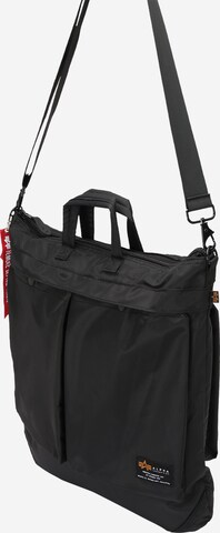 Sac à bandoulière ALPHA INDUSTRIES en noir : devant