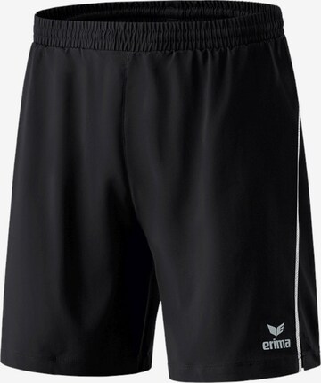 ERIMA Regular Workout Pants in Black: front