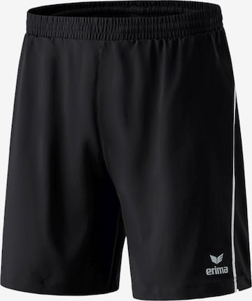 ERIMA Regular Workout Pants in Black: front