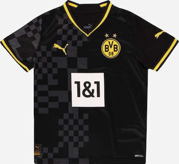 Maglia funzionale 'Borussia Dortmund 22/23' di PUMA in nero: frontale