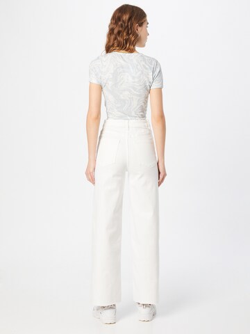 Pimkie Wide leg Jeans 'NWDHSISI' in White