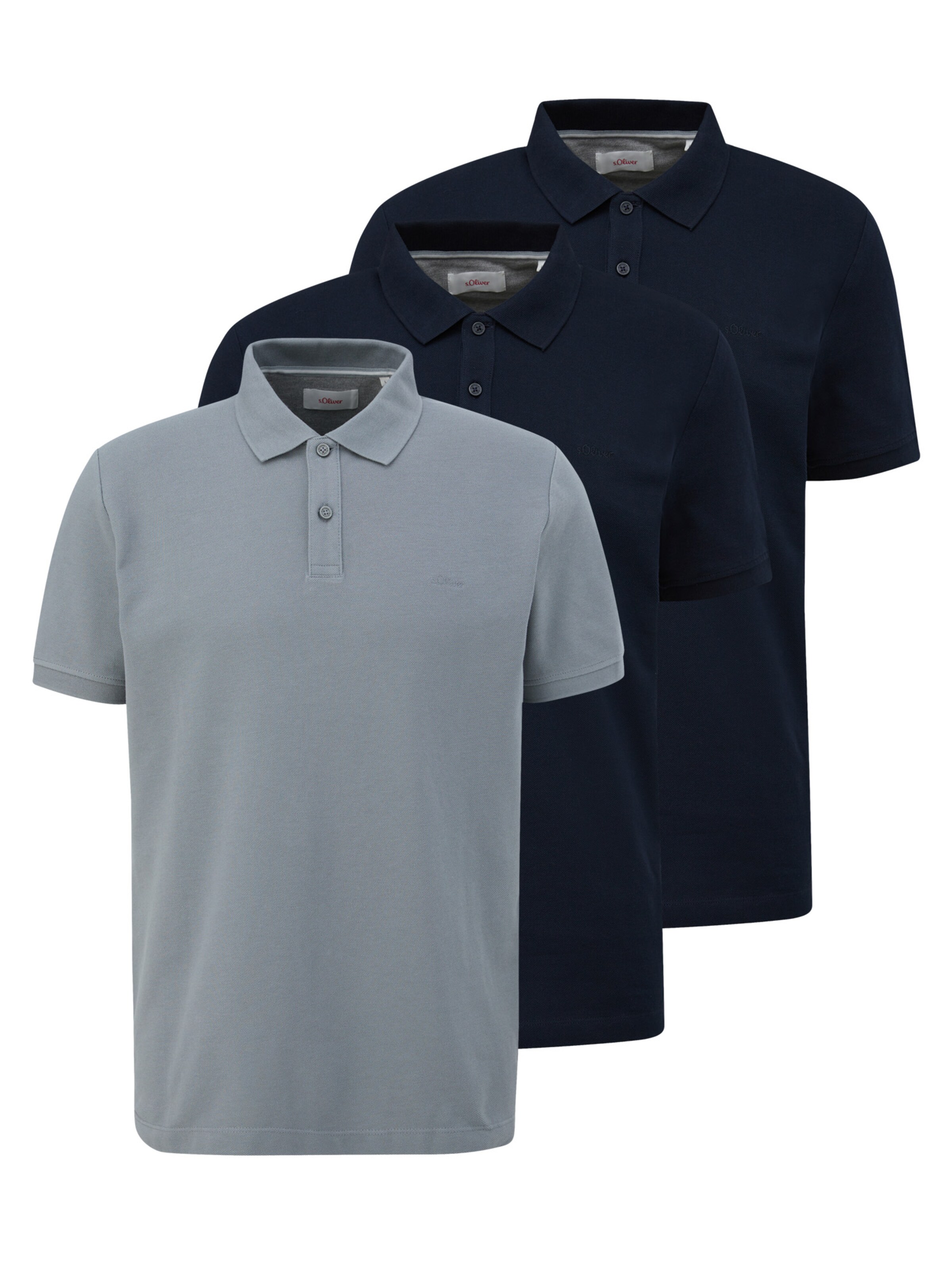 s.Oliver Shirt 'Basic' in Blue: front