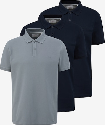 s.Oliver Shirt 'Basic' in Blau: Vorderseite