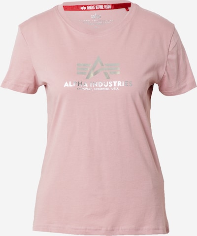 ALPHA INDUSTRIES Shirt in Light pink / Silver, Item view