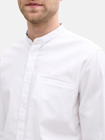 TOM TAILOR Regular fit Button Up Shirt in White