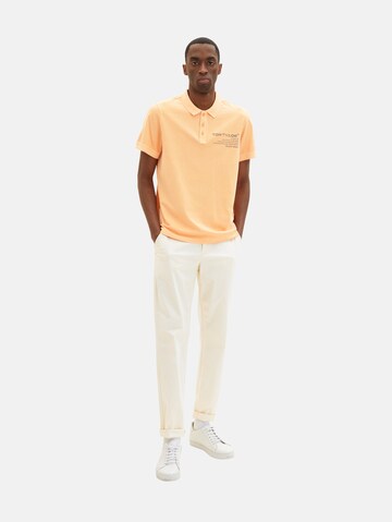 TOM TAILOR Poloshirt in Orange