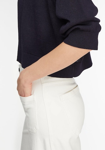 COMMA Strickjacke in Blau