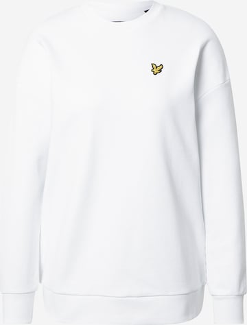 Lyle & Scott Sweatshirt in White: front