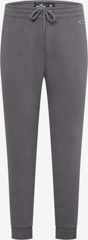 HOLLISTER - Tapered Pantalón en gris: frente