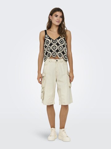 ONLY Regular Broek in Beige