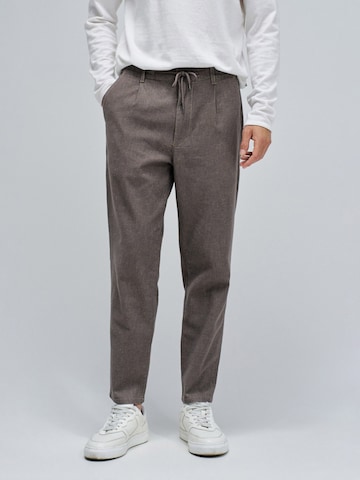 Regular Pantalon chino Salsa Jeans en marron : devant